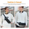 Esoes Bum Bag Belt Bag Belt with Bottle Holder, black