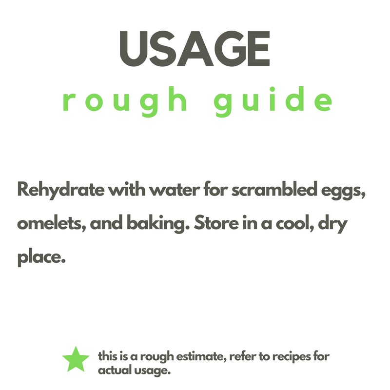 Whole Egg Powder 100g – PRODUCT OF CANADA- High-Protein, Pasteurized
