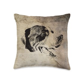 Greater Swiss Mountain Dog Gifts Throw Pillow, 16x16, Multicolor