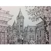 Auburn "Toomer's Corner" pen and ink 11"x14" print