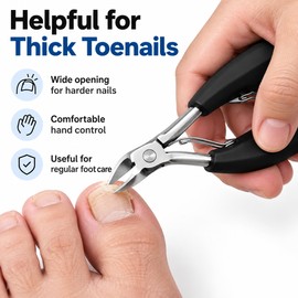 Stainless Steel Nail Clipper for Fingernail & Toenail Care – Manual Trimming Tool for Everyday Home Manicure and Pedicure