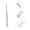 VICASKY 1pc Stainless Steel Blackhead Remover Tool Round Pimple Extractor