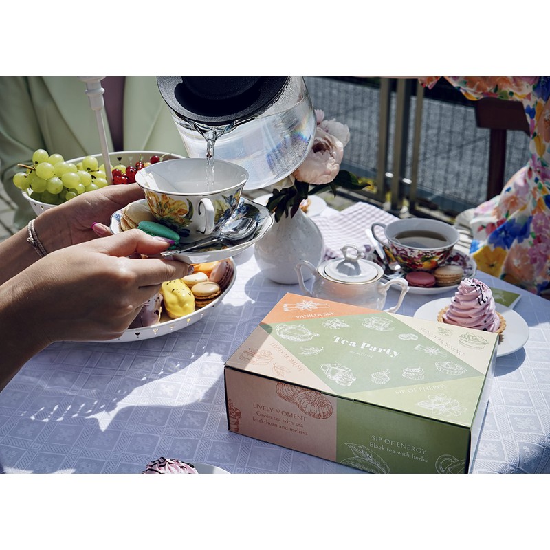 ACORUS Tea Party with 4 Different Flavors | Tea Set