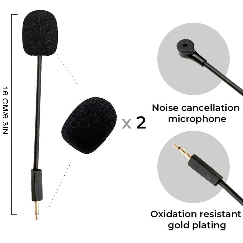 CLANMOU Microphone Replacement for Razer Kraken V3