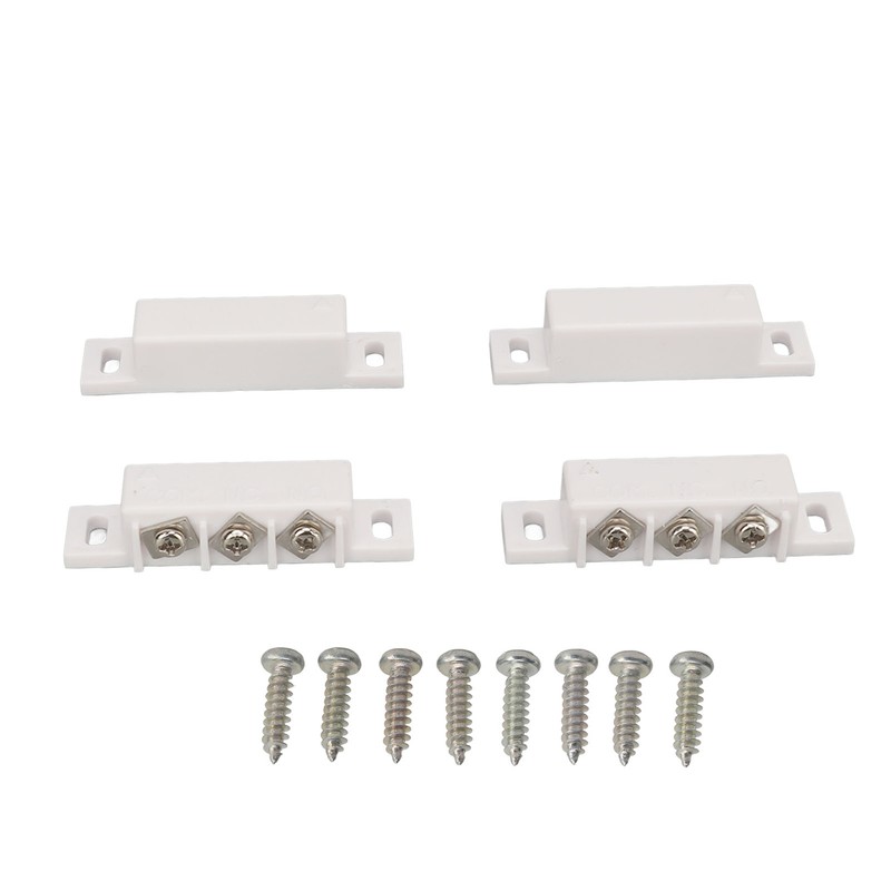 2 Sets Magnetic Door Switch Wired NC NO Normally Open