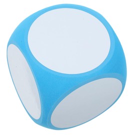 Mikikikit Diy Large Foam Dice Erasable Round Foam Dice Classroom Games for Elementary School Party Games Set of 2