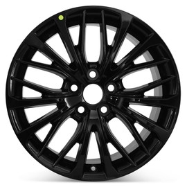 WheelerShip New 18" x 8" Replacement Wheel for Toyota Camry 2018 2019 2020 2021 Black Rim 75221