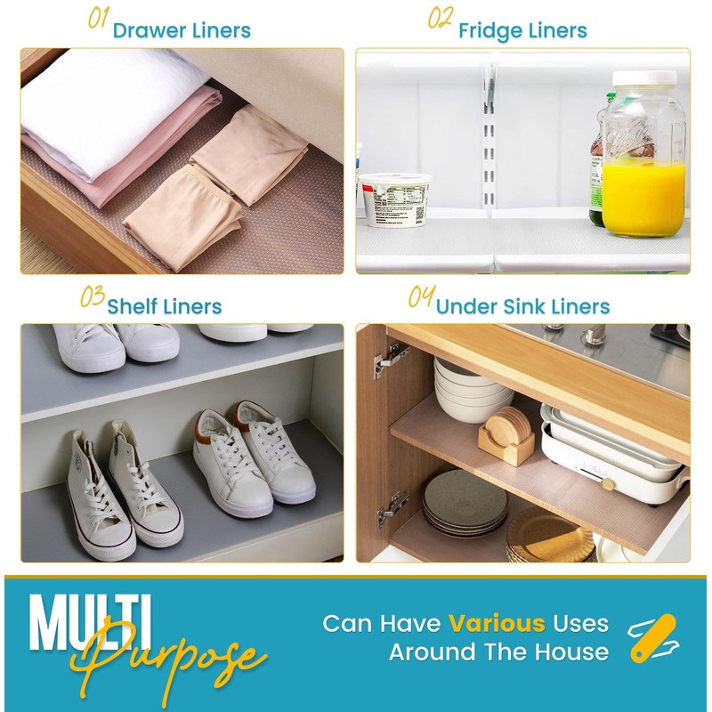 Kitchen Drawer Liners by Linda’s Essentials (30 x 500 cm)
