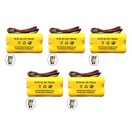 Battery Hawk (5 Pack) DAA700MAH4.8V BL93NC487 DAA700MAH4.8V Ni-CD AA 700mAh 4.8v AA600mAh AA700MAH AA500MAH BL93NC484