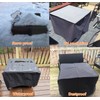 WOMACO Heavy Duty Square Patio Fire Pit/Table Cover, Waterproof Outdoor