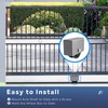 NINOSO 4"x 1.5" V Groove Wheel, Cast Iron Sliding Gate