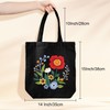 Louise Maelys Embroidery Kits Canvas Tote Bag for Beginners,Cross Stitch