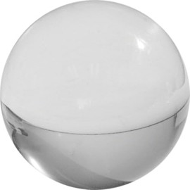 Contact Juggling Ball (Acrylic, CLEAR, 70mm), Magic Trick, No Skill Required