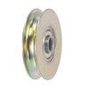 sourcing map Sliding Door Roller U Groove 6.4mm Shaft Hole
