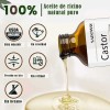 Aceite Ricino Puro Prensado Frío Para Cabello Y Piel