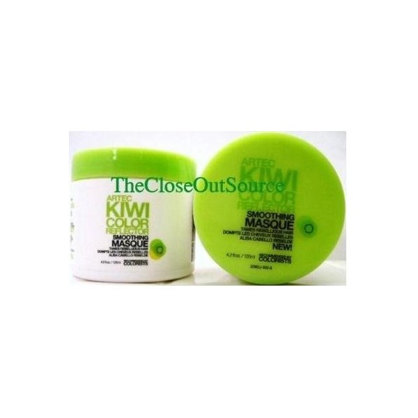 ARTec Kiwi Colorists Color Reflector Smoothing Masque, 4.2 Fl. Oz. / 125 mL. (2 Full Size Containers)(DISCONTINUED)