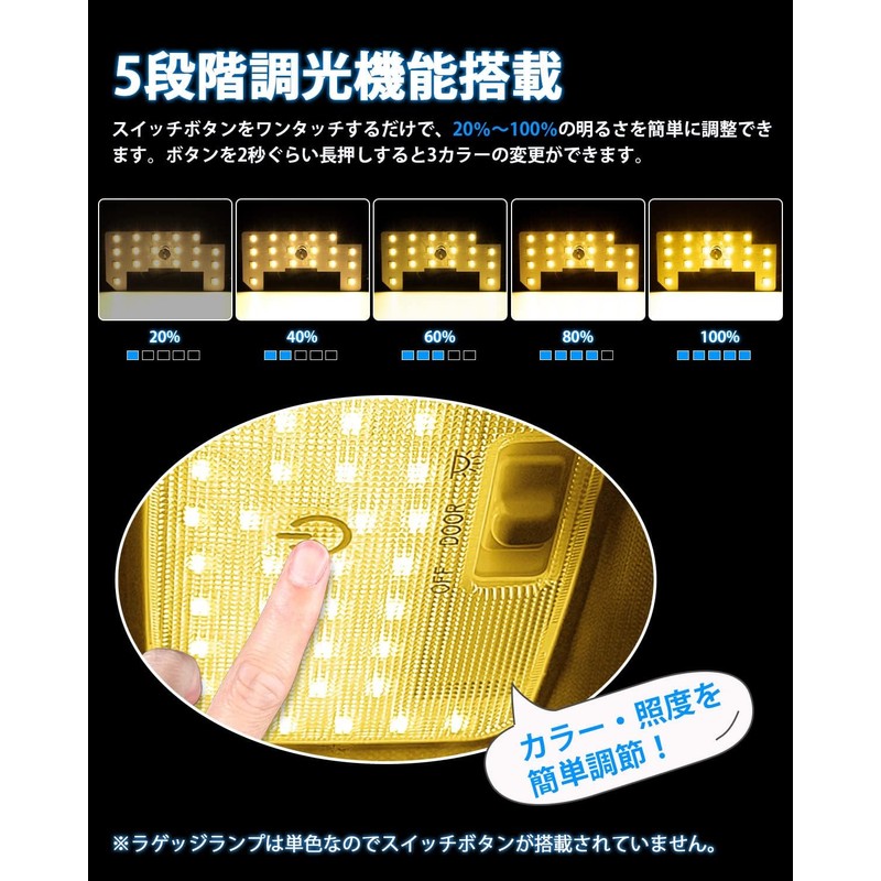 3-Color LED Interior Light Set for Honda Stepwgn RP6/RP7/RP8 –
