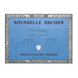 Arches 12-Inch x 16-Inch Acid-Free Cold-Press Watercolor Paper Block