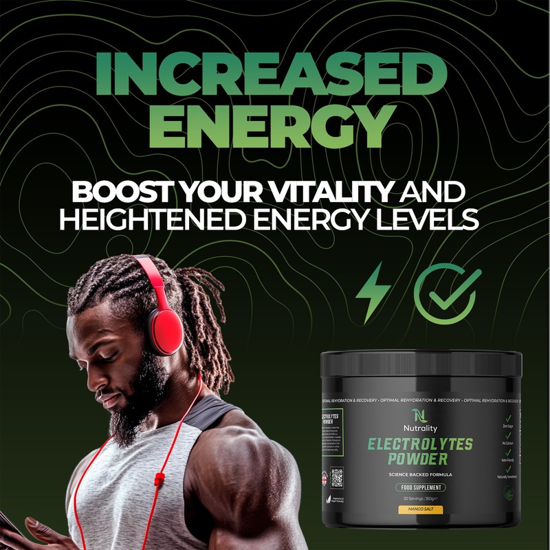 Nutrality Nutrality Electrolytes Powder 350g | Vegan | Sugar, Calcium