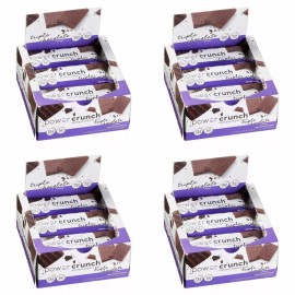 Power Crunch 4 PACK - Power Crunch Protein Energy Bar Flavor Triple Chocolate 1.4 oz, 12 ct