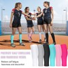 6 Pairs Calf Compression Sleeve Women Footless Compression Stockings Elastic