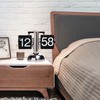 KENJIEY Flip Clock,Retro Flip Down Clock Mechanical Digital Flip Desk