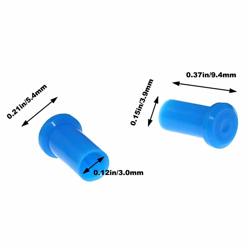 Lind Kitchen 100PCS Blue Fiber Optic T-Shaped Dust Cap Fiber