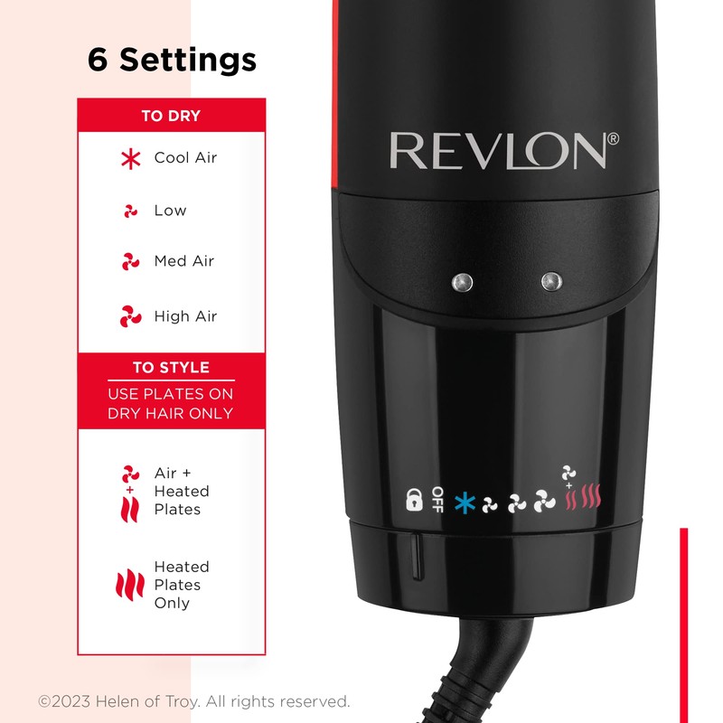 Revlon One-Step Air Straight | 2-in-1 Dryer & Flat Iron