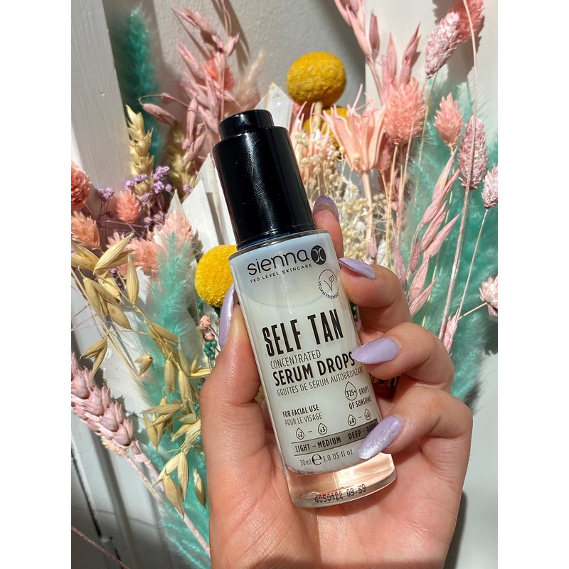 Sienna X Self Tan Drops Concentrated Serum (30ml) Add Self
