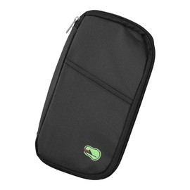 GLADFRESIT Travel Wallet Passport,RFID Organizer Pouch for Cards, Documents, IDs, Money (Black)