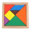 Tangram Juego Didáctico 3D Madera Educativo 7 Piezas Tangrama