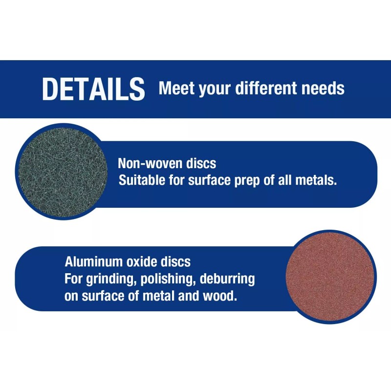 SATC 42PCS 2 in Roll Lock Sanding Disc Set 1/4