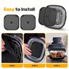 2 PCS Silicon Splatter Shield for Ninja Crispi Air Fryer