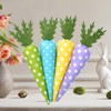 Harilla 4 Stücke Ostern Karotten Ornamente Stufe Tablett Dekor Hauswarming
