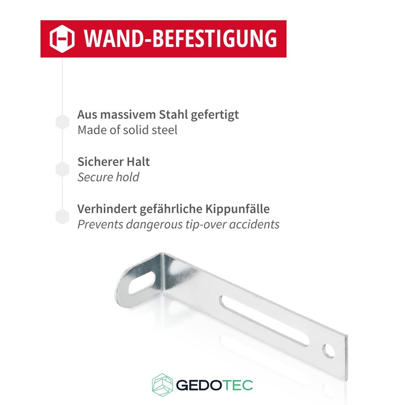 Gedotec Ixconnect RPC G 13/20 Plastic Furniture Connector for Wood