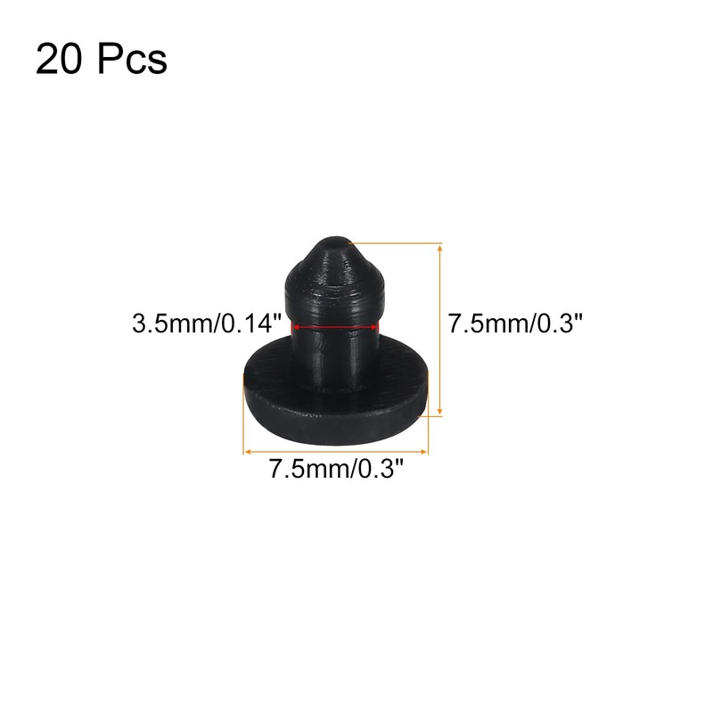 MECCANIXITY Silicone Snap in Locking Hole Plugs Rubber Panel Seal