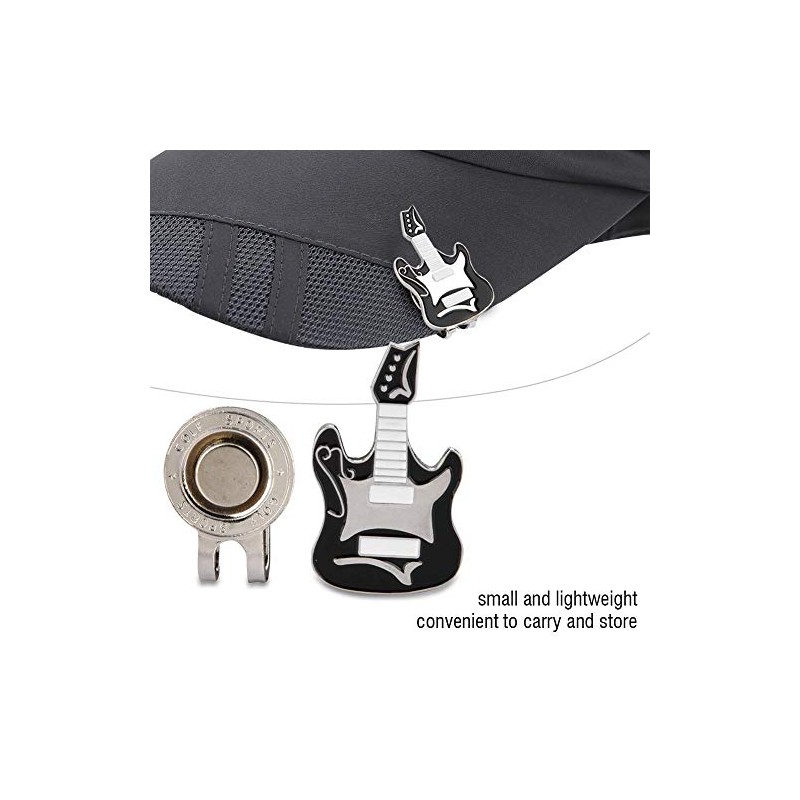 Ball Marker, Hat Clip Metal Mini Magnetic Ball Marker Visor