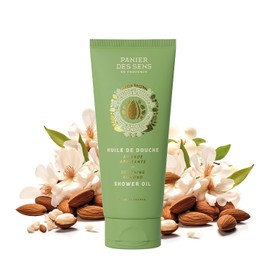 Panier des Sens- – Aceite de ducha de almendras – Gel de baño espumoso para mujeres y hombres – Jabón corporal hidratante con glicerina, aceite de almendras