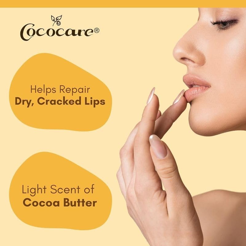 Cococare Bálsamo labial de manteca de cacao de 1.5 onzas