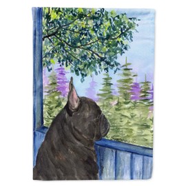Caroline's Treasures SS8675GF French Bulldog Garden Flag Mailbox Flag Decorative Yard Flag Banner Outside Patio Artwork Yard Flower Beds, Garden Size, Multicolor