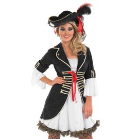 Fun Shack Adult Buccaneer Pirate Girl Costume - LARGE