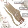 Easyouth #16P22 Real Hair Ponytail Extensions, Colour Golden Blonde Mix