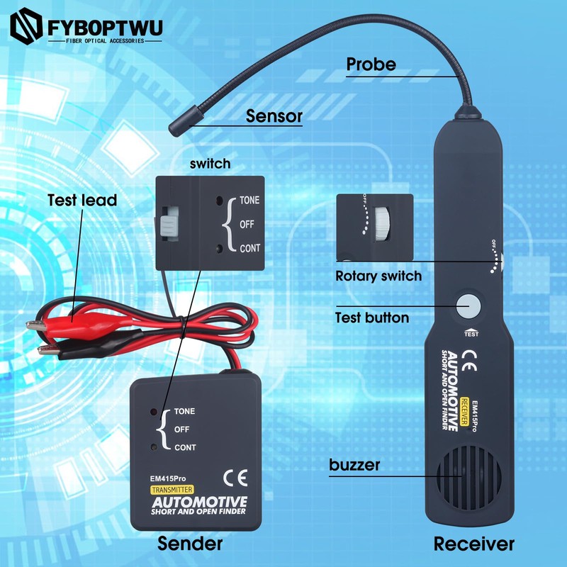 Cable Circuit Wire Tracker Automotive Electrical Open & Short Finder