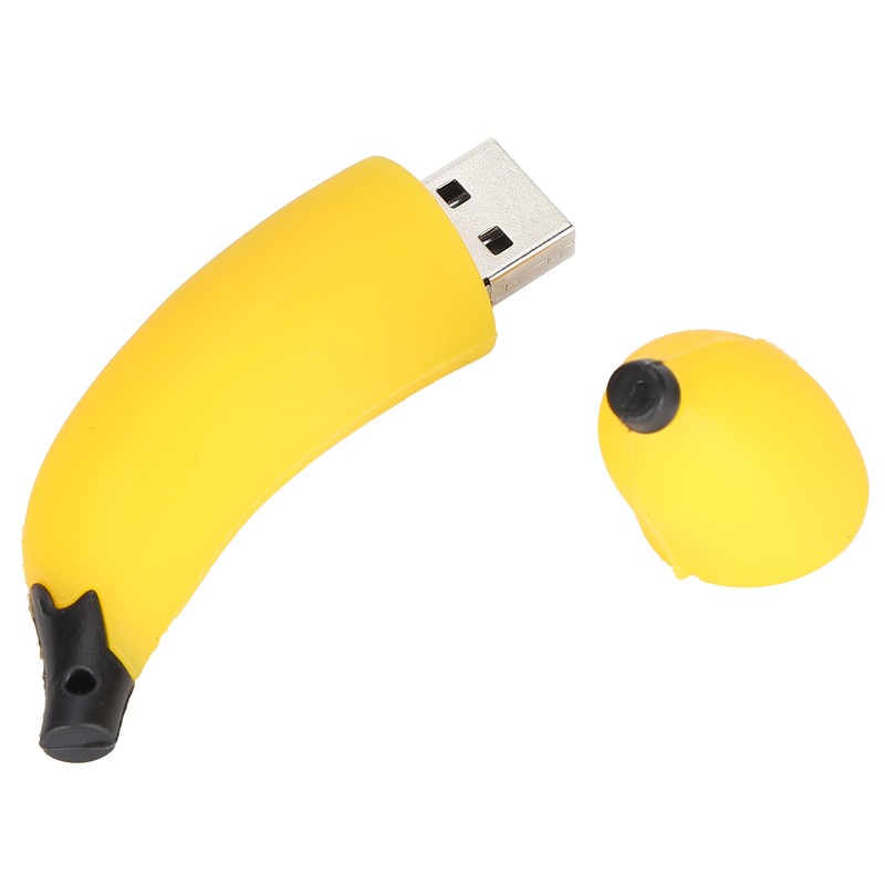 USB Flash Drive Cute Cartoon Banana Shape Thumb Drives for