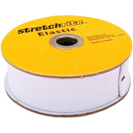 Stretchrite 1-1/2 by 10-Yard White Heavy Stretch Knit Elastic Spool