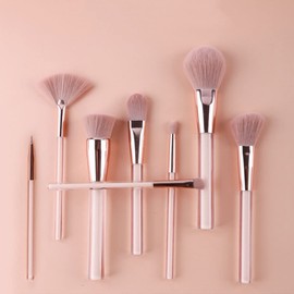 Brocha de maquillaje, juego completo, portátil, brochas 8 piezas, herramientas                                                                        