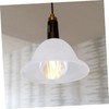 STOBAZA Glass Shade for Uplighter Unique Lampshade White Cover Ceiling