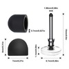 Bopomofo 10 Rubber Tips+5 Transparent Disc Tips,High Precision and High