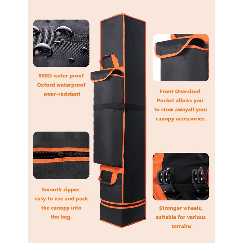 Roetelo Heavy Duty Canopy Bag Replacement, Large Tent Storage Bag