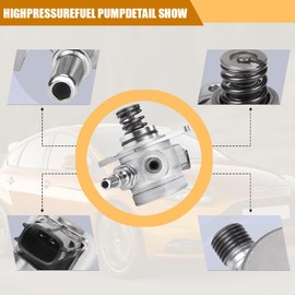 High Pressure Fuel Pump FIT 2012, 2013, 2014, 2015, 2016, 2017, 2018 Ford Focus 2.0L L4 – Replace CM5E-9D376-CB, CM5Z-9350-CA, CP9Z-9350-B, CM5E9D376CB
